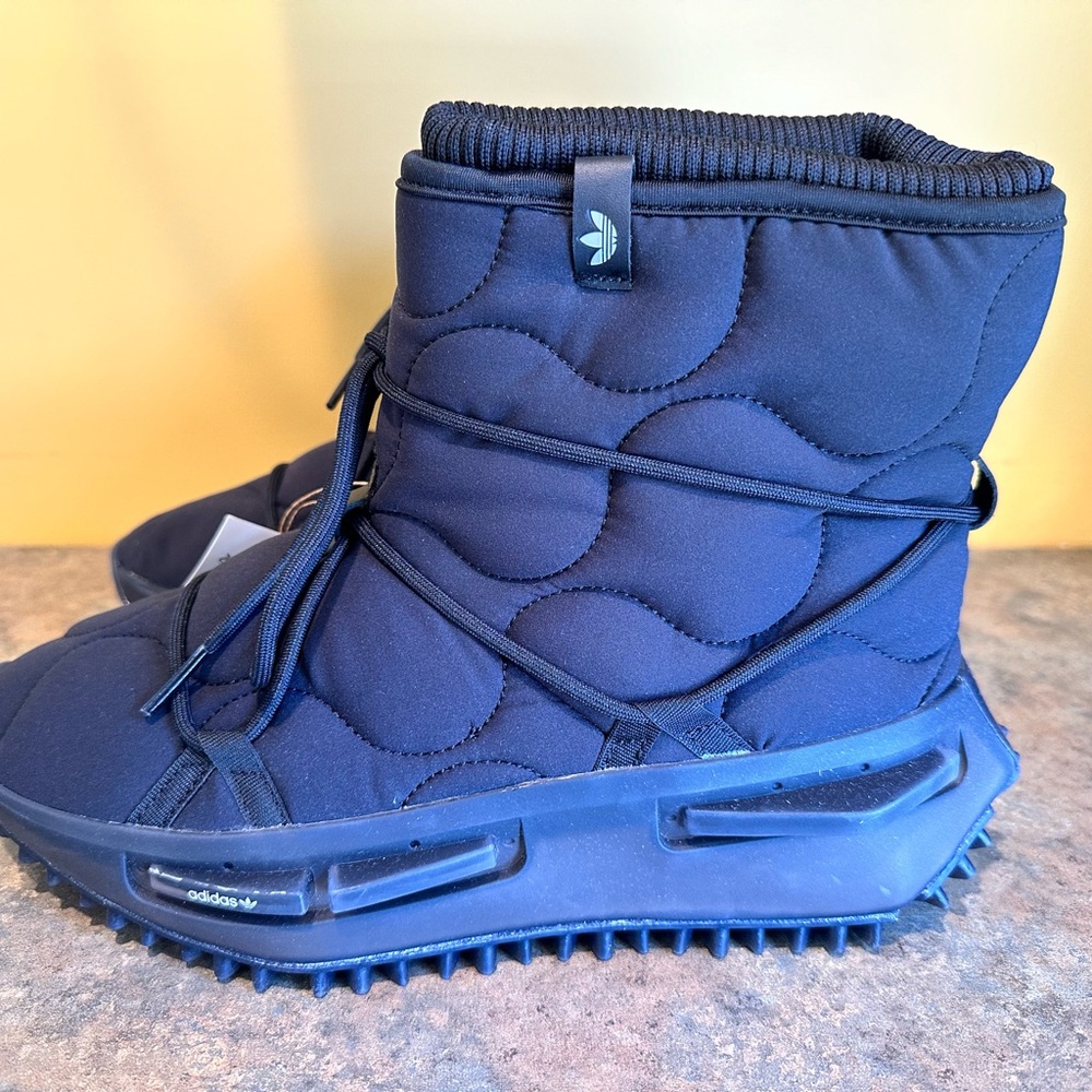 NWT & Box Adidas NMD S1 SNEAKER style Boots Black size 8-1/2